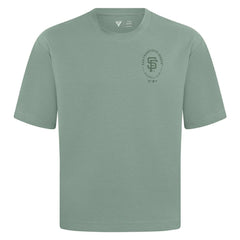 San Francisco Giants Levelwear Register Oversized Luxe Signature Knit T-Shirt Green