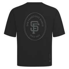 San Francisco Giants Levelwear Register Oversized Luxe Signature Knit T-Shirt Black