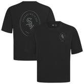 Chicago White Sox Levelwear Register Oversized Luxe Signature Knit T-Shirt Black