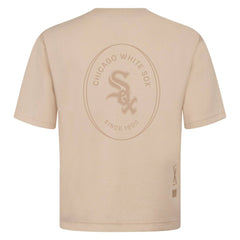 Chicago White Sox Levelwear Register Oversized Luxe Signature Knit T-Shirt Khaki