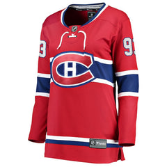 Ivan Demidov Montreal Canadiens Fanatics Women's Home Breakaway Player Jersey - Red Jerseys