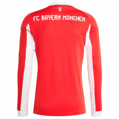Bayern Munich 2025/26 Home Replica Long Sleeve Jersey - Red discount