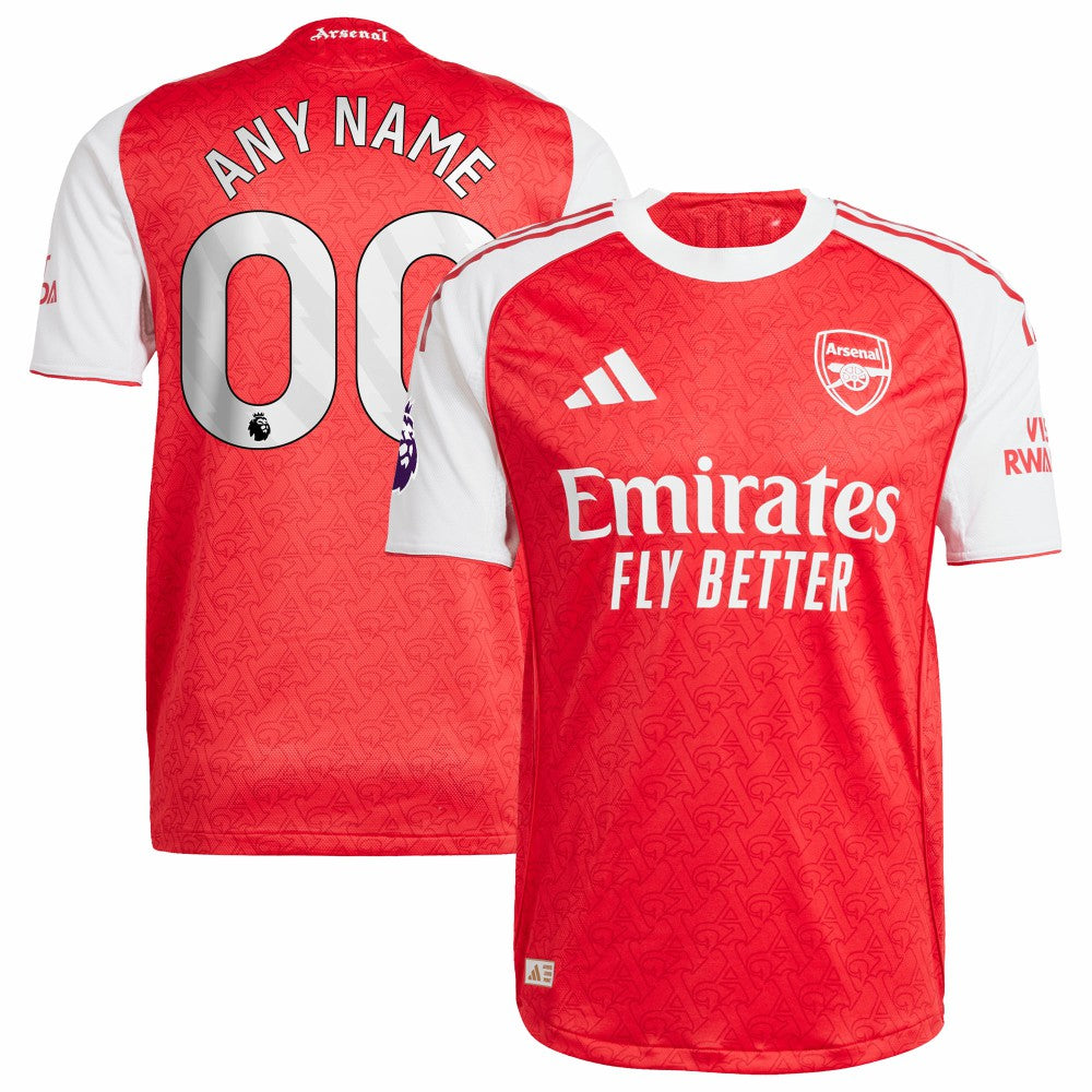 Arsenal 2025/26 Home Custom Jersey - Red discount