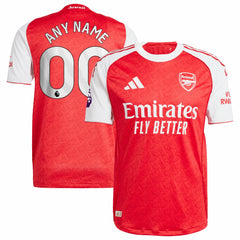 Arsenal 2025/26 Home Custom Jersey - Red discount