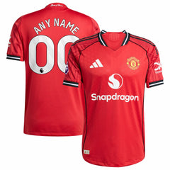 Manchester United Home 2025/26 Custom Jersey - Red sale