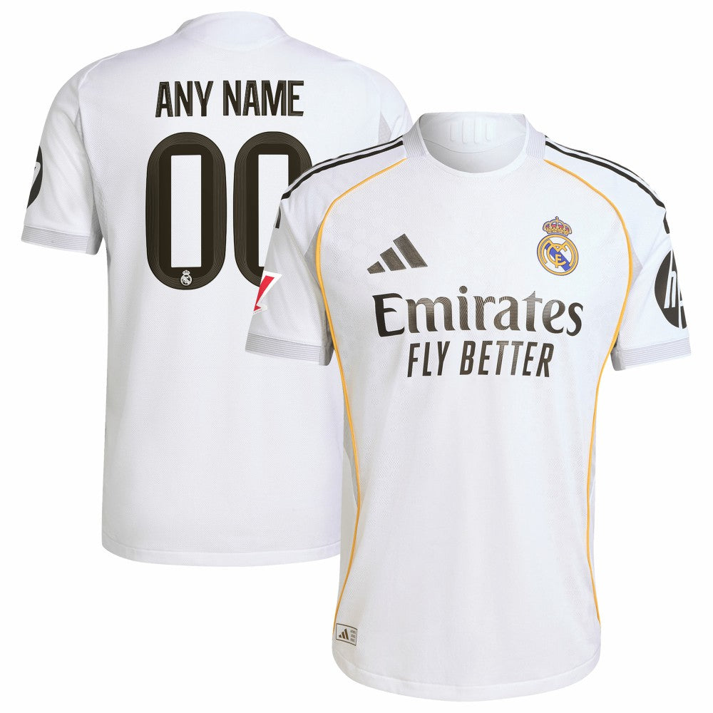 Real Madrid 2025/26 Home Custom Jersey - White for sale