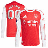 Arsenal 2025/26 Home Long Sleeve Custom Jersey - Red outlet