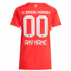 Bayern Munich Women's 2025/26 Home Replica Custom Jersey - Red online