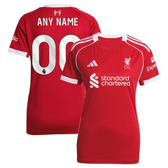 Liverpool Women's 2025/26 Home Custom Replica Jersey - Red discount