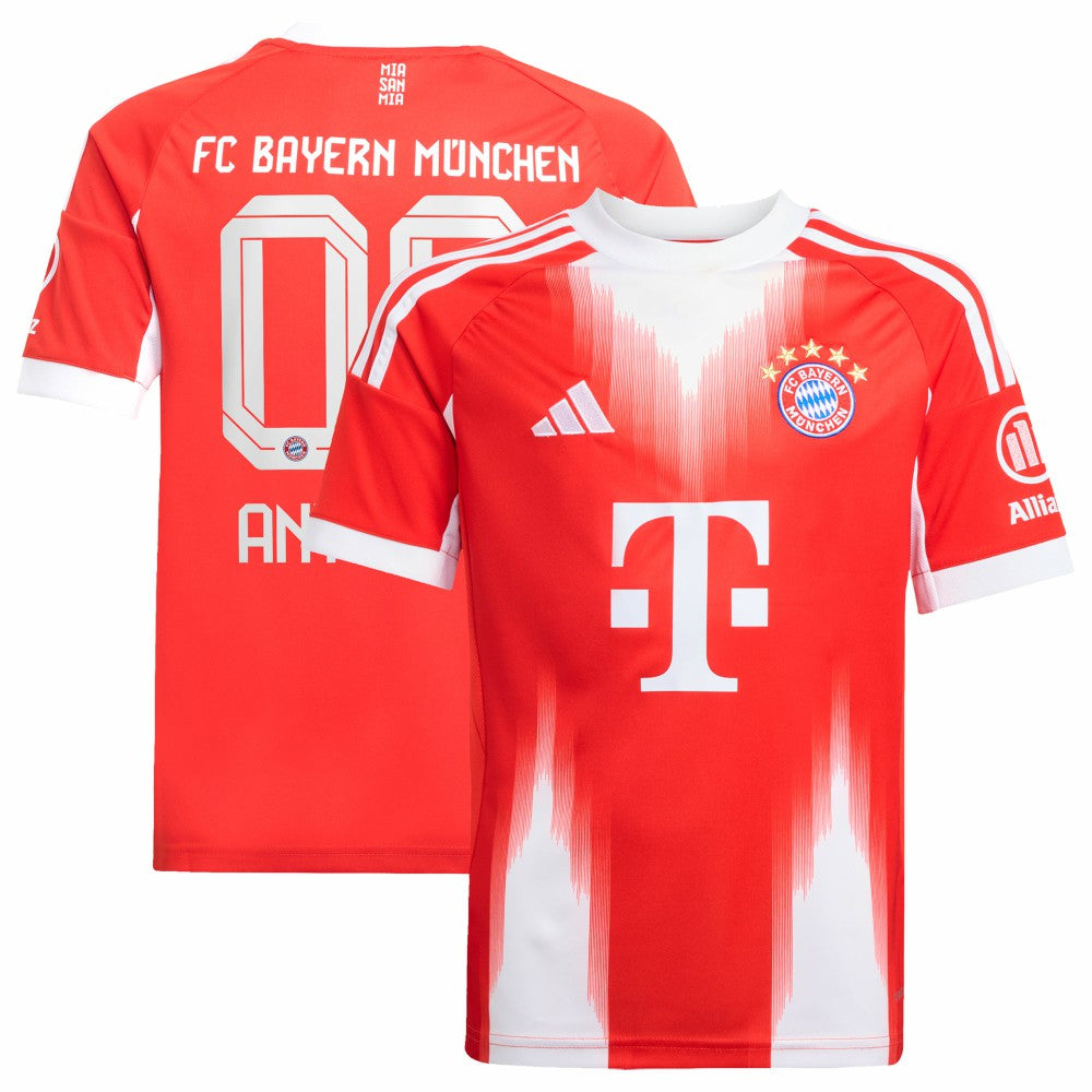 Bayern Munich Youth 2025/26 Home Replica Custom Jersey - Red sale
