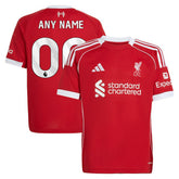Liverpool Youth 2025/26 Home Custom Replica Jersey - Red shop