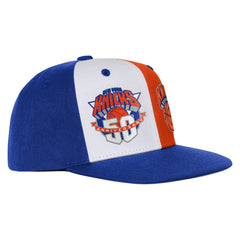 New York Knicks Youth 50th Anniversary Duo Front Snapback Hat - Blue discount