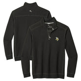 Minnesota Vikings Big & Tall Montego Bay Half-Zip Pullover - Black outlet