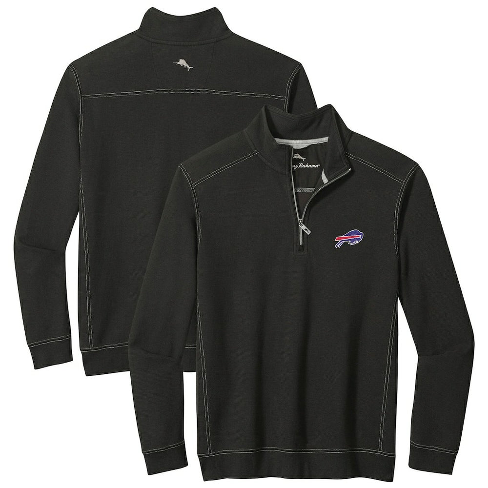 Buffalo Bills Big & Tall Montego Bay Half-Zip Pullover - Black outlet