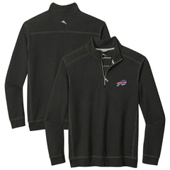Buffalo Bills Big & Tall Montego Bay Half-Zip Pullover - Black outlet
