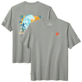 Cleveland Browns Huddle & Hang Tens T-Shirt - Gray discount