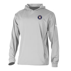 Houston Astros Long Drive Pullover Hoodie Gray