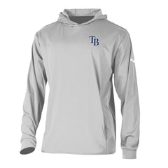 Tampa Bay Rays Long Drive Pullover Hoodie Gray