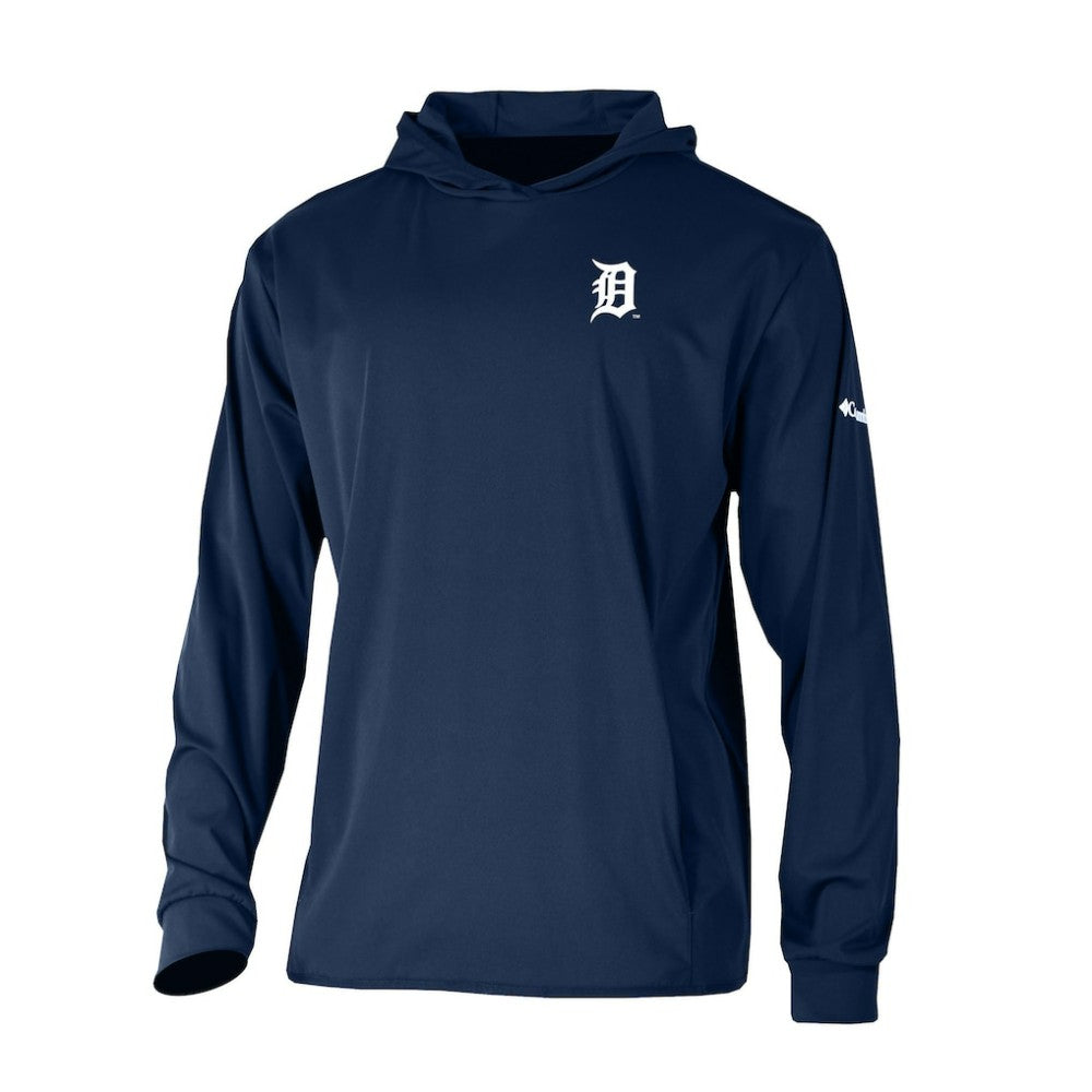 Detroit Tigers Long Drive Pullover Hoodie Navy