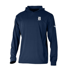 Detroit Tigers Long Drive Pullover Hoodie Navy