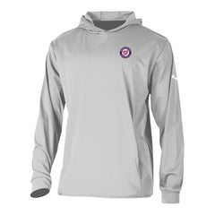 Washington Nationals Long Drive Pullover Hoodie Gray