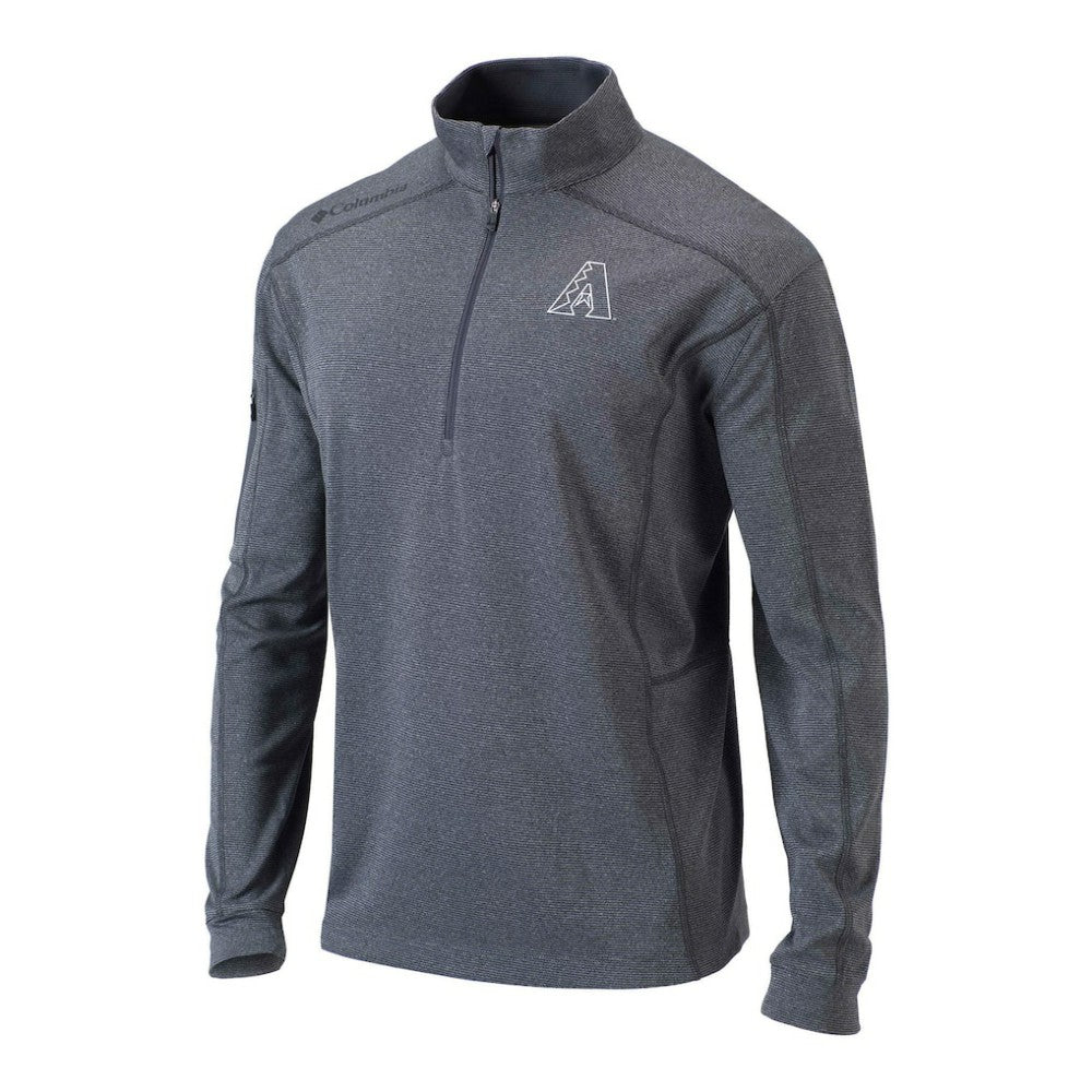 Arizona Diamondbacks Omni-Wick Shotgun Quarter-Zip Pullover Gray