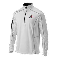 Arizona Diamondbacks Omni-Wick Shotgun Quarter-Zip Pullover White