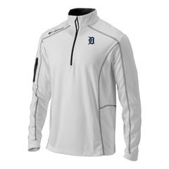 Detroit Tigers Omni-Wick Shotgun Quarter-Zip Pullover White