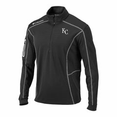 Kansas City Royals Omni-Wick Shotgun Quarter-Zip Pullover Gray