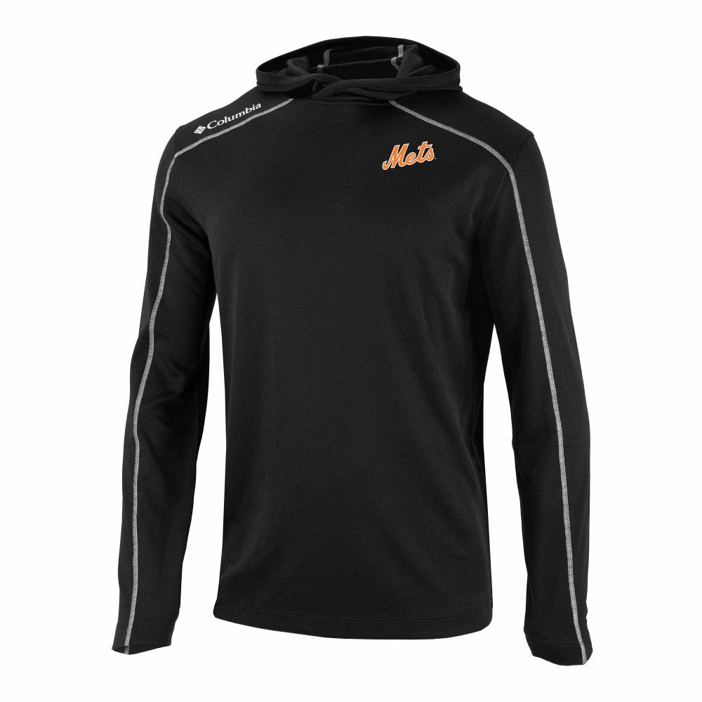 New York Mets Omni-Wick Shotgun Pullover Hoodie Black