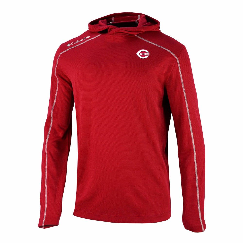 Cincinnati Reds Omni-Wick Shotgun Pullover Hoodie Red
