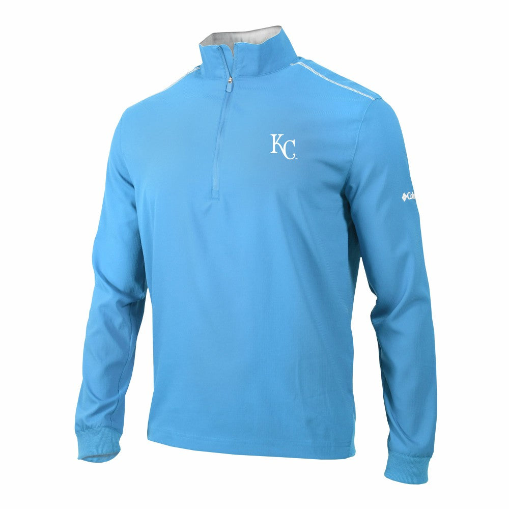 Kansas City Royals Omni-Wick Bogey's Paradise Quarter-Zip Pullover Light Blue