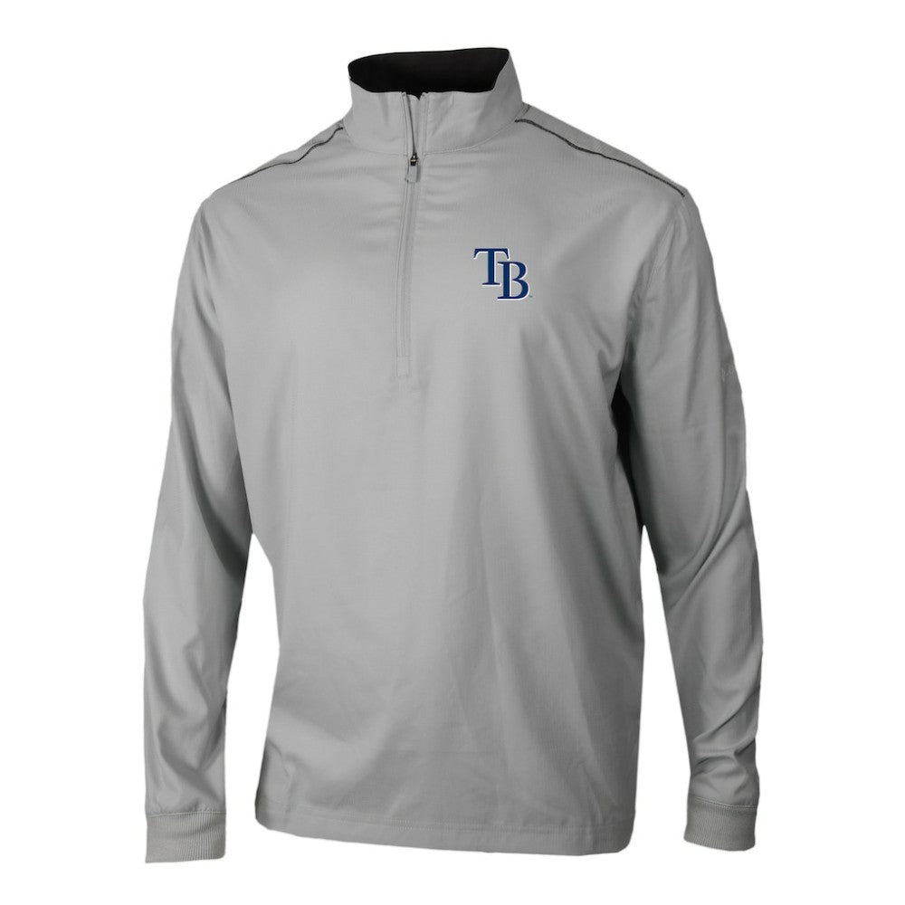 Tampa Bay Rays Omni-Wick Bogey's Paradise Quarter-Zip Pullover Gray