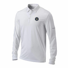 Milwaukee Brewers Omni-Wick Pin High Long Sleeve Polo White