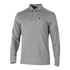 Chicago White Sox Omni-Wick Pin High Long Sleeve Polo Gray