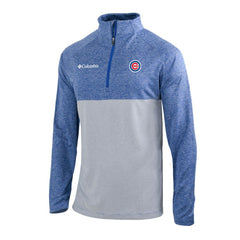 Chicago Cubs Omni-Wick Raglan Rockin' It Quarter-Zip Pullover Royal