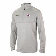 Cleveland Guardians Omni-Wick Raglan Rockin' It Quarter-Zip Pullover Gray