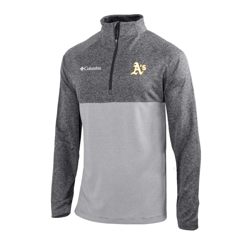 Athletics Omni-Wick Raglan Rockin' It Quarter-Zip Pullover Gray