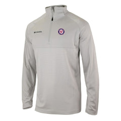 Washington Nationals Omni-Wick Raglan Rockin' It Quarter-Zip Pullover Gray