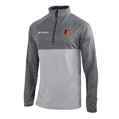 Baltimore Orioles Omni-Wick Raglan Rockin' It Quarter-Zip Pullover Gray