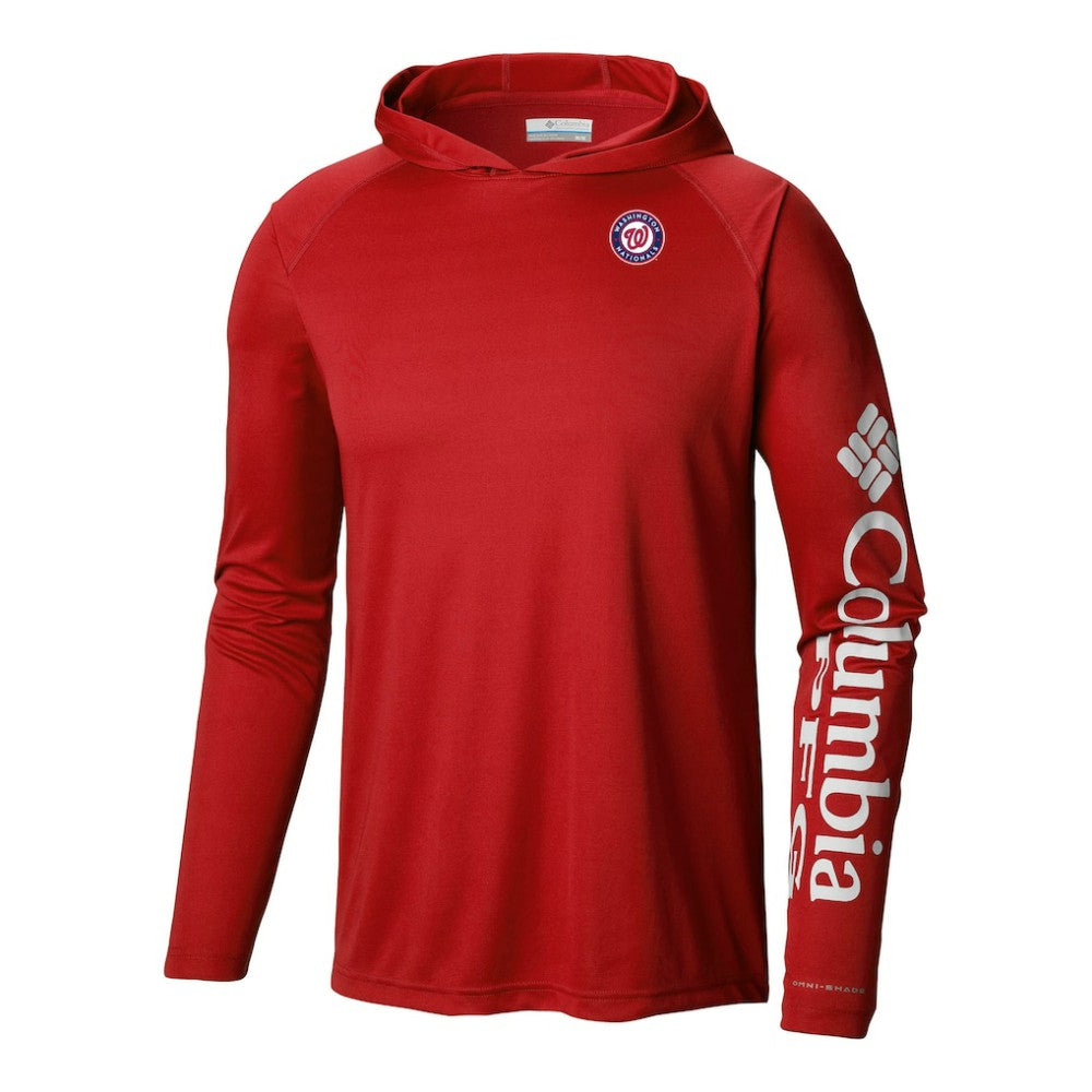 Washington Nationals Terminal Tackle Omni-Shade Pullover Hoodie Red