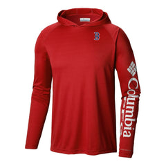 Boston Red Sox Terminal Tackle Omni-Shade Pullover Hoodie Red