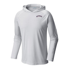 Houston Astros Terminal Tackle Omni-Shade Pullover Hoodie White