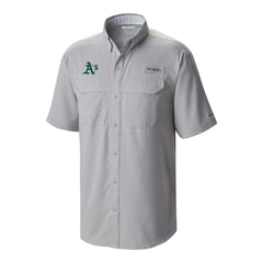 Athletics Omni-Wick Low Drag Offshore Button-Up Shirt Gray