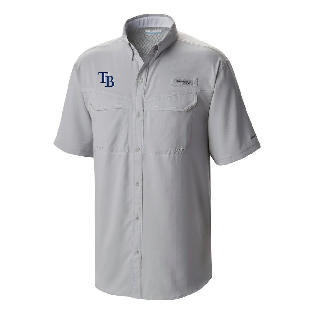 Tampa Bay Rays Omni-Wick Low Drag Offshore Button-Up Shirt Gray