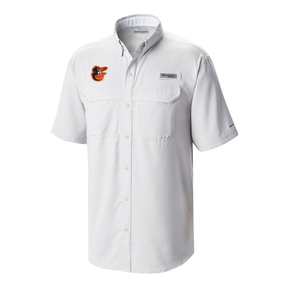 Baltimore Orioles Omni-Wick Low Drag Offshore Button-Up Shirt White