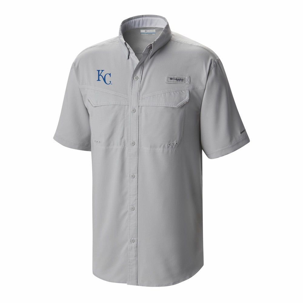 Kansas City Royals Omni-Wick Low Drag Offshore Button-Up Shirt Gray