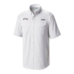 Houston Astros Omni-Wick Low Drag Offshore Button-Up Shirt White