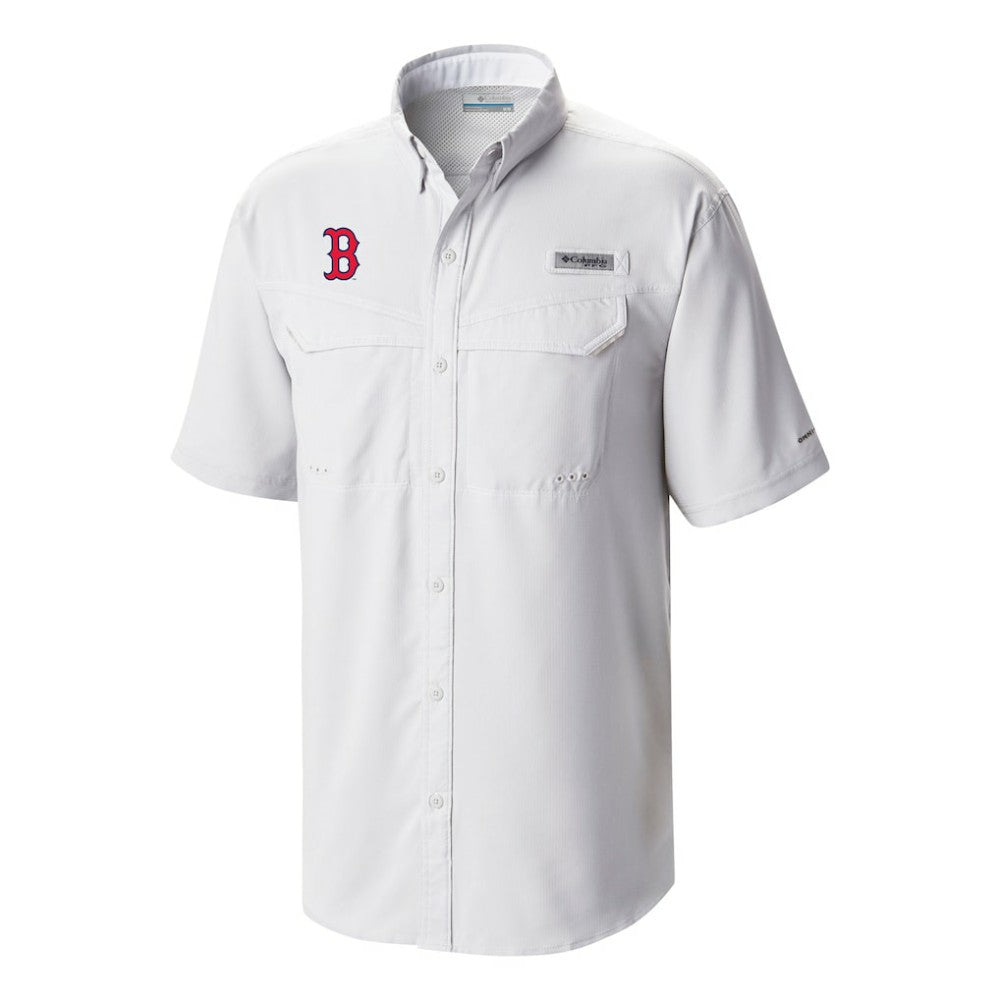 Boston Red Sox Omni-Wick Low Drag Offshore Button-Up Shirt White