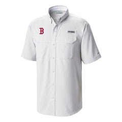 Boston Red Sox Omni-Wick Low Drag Offshore Button-Up Shirt White